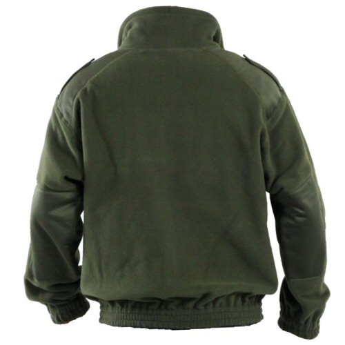 Olive French Army Polarweight Range Fleece Jacket